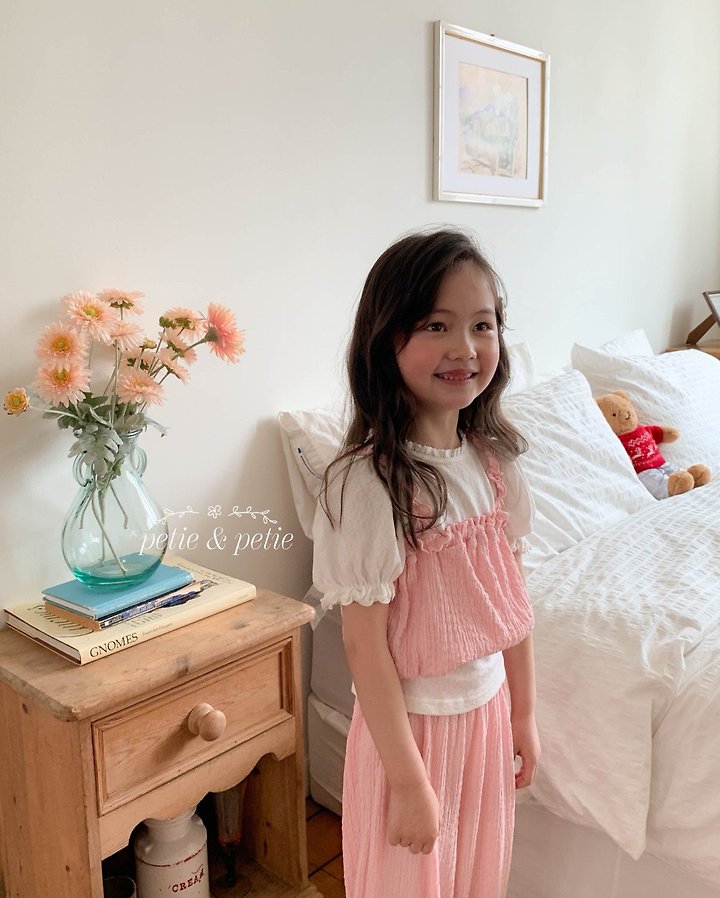 Petit & Petit - Korean Children Fashion - #todddlerfashion - Popcorn Frill Bustier - 5