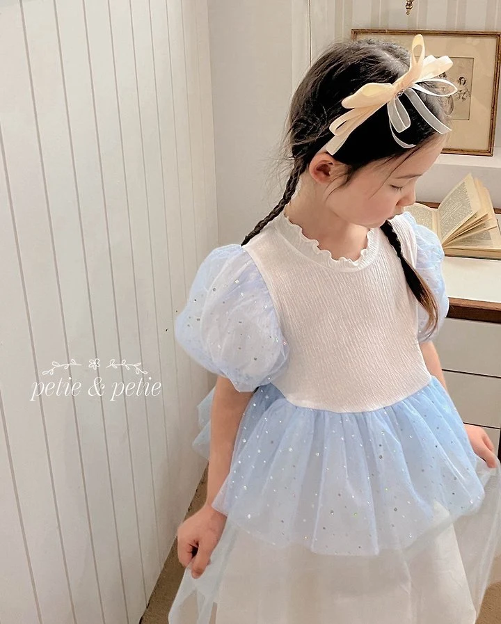 Petit & Petit - Korean Children Fashion - #todddlerfashion - Luna Dot Tulle One-piece - 10