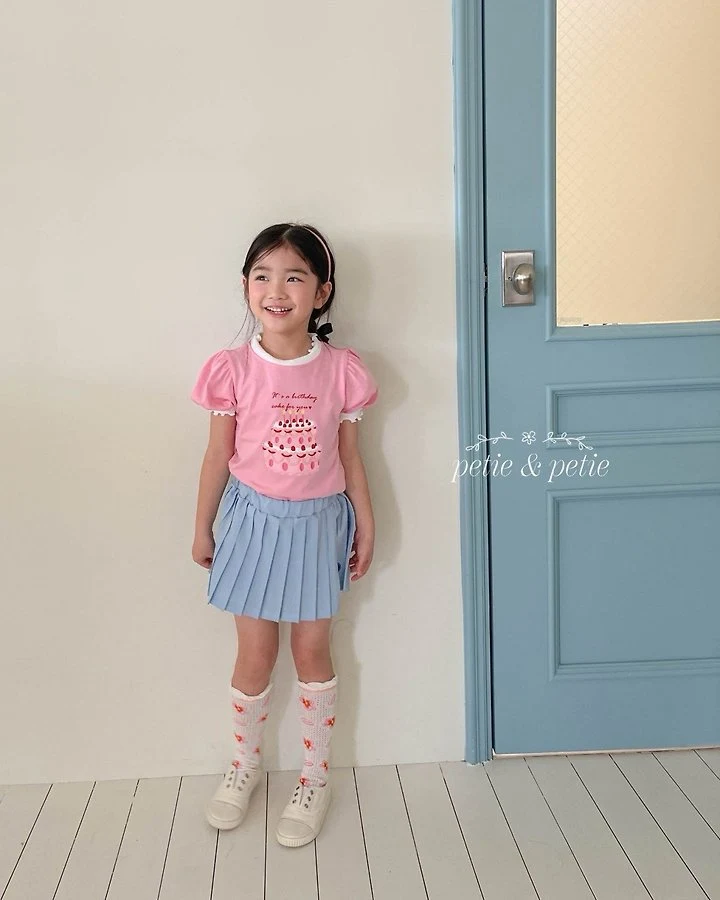 Petit & Petit - Korean Children Fashion - #todddlerfashion - Pleated Skort - 7