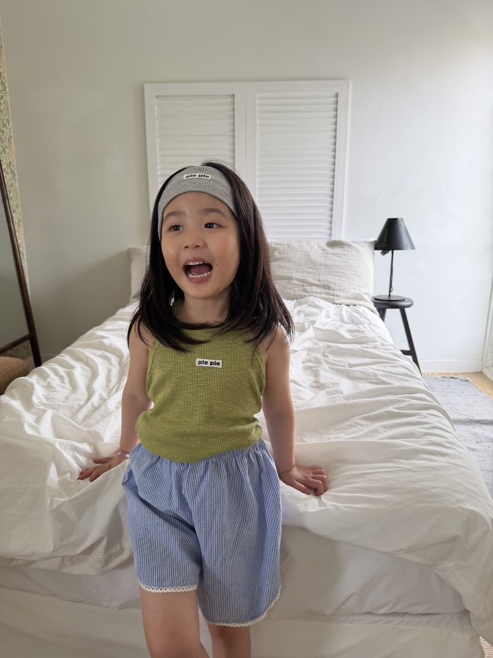 Pie - Korean Children Fashion - #Kfashion4kids - Olive Sleeveless - 10