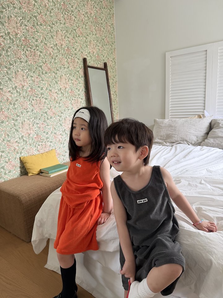 Pie - Korean Children Fashion - #Kfashion4kids - Cool School Sleeveless Set - 5