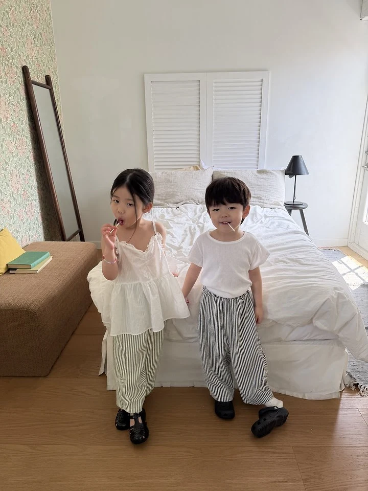 Pie - Korean Children Fashion - #childofig - Screw Bar Pants - 8