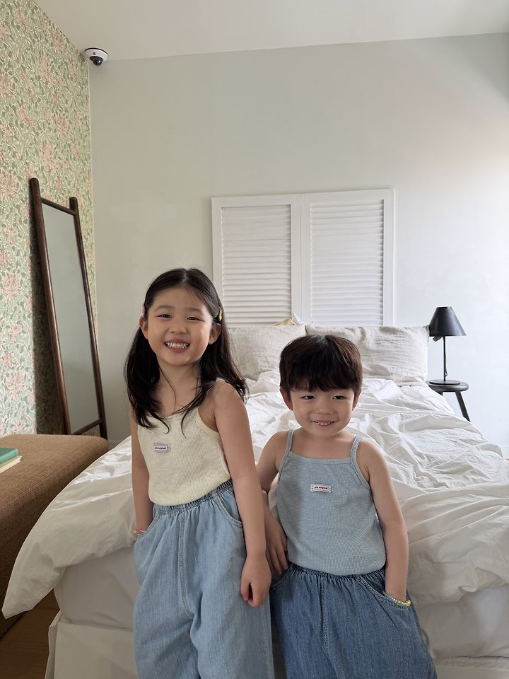 Pie - Korean Children Fashion - #childofig - Candy Bar Strap Sleeveless - 5