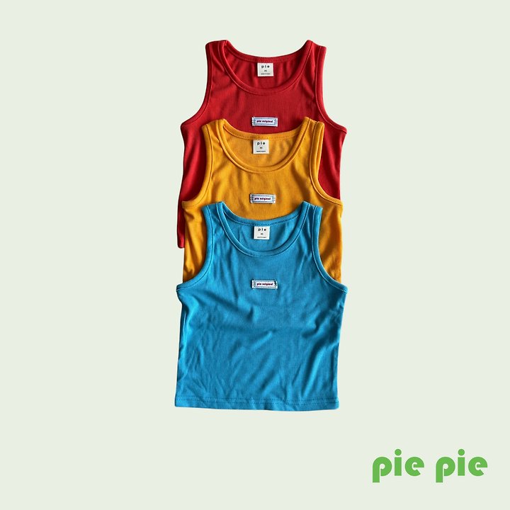 Pie - Korean Children Fashion - #childofig - Vivid Sleeveless