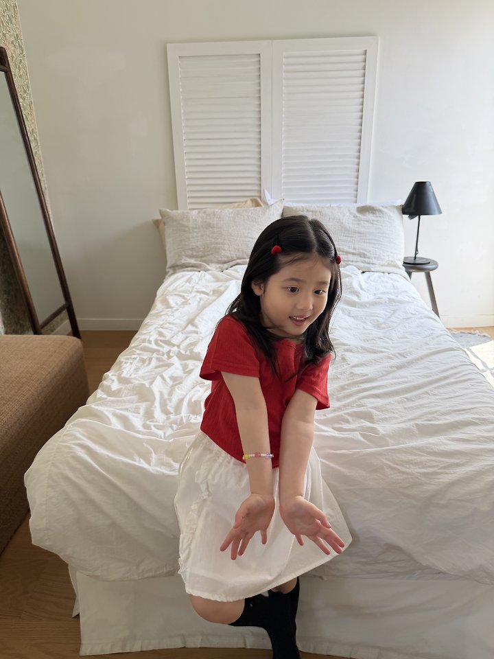 Pie - Korean Children Fashion - #stylishchildhood - Unni Frill Skirt - 4
