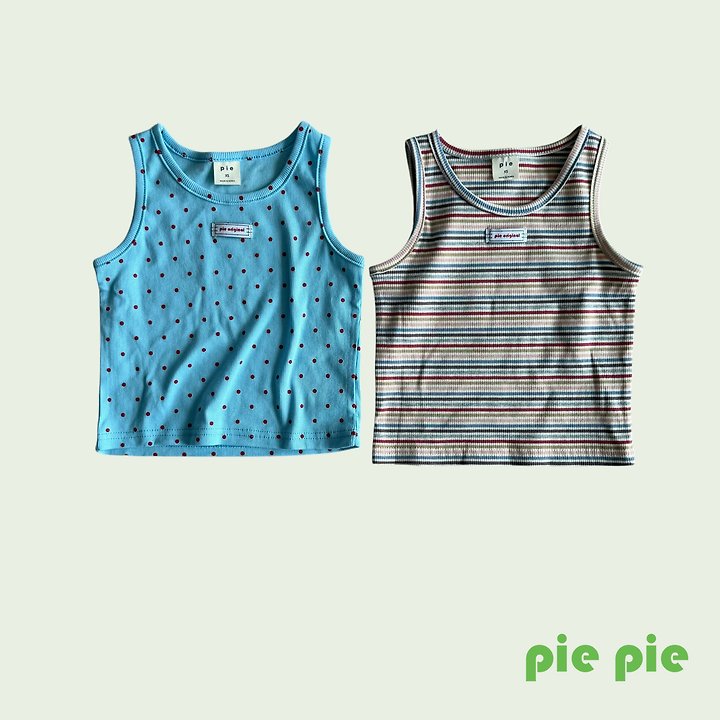 Pie - Korean Children Fashion - #childrensboutique - Ping Pong Sleeveless