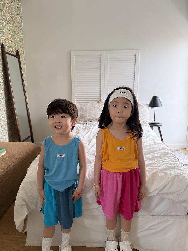 Pie - Korean Children Fashion - #childrensboutique - Vivid Sleeveless - 4