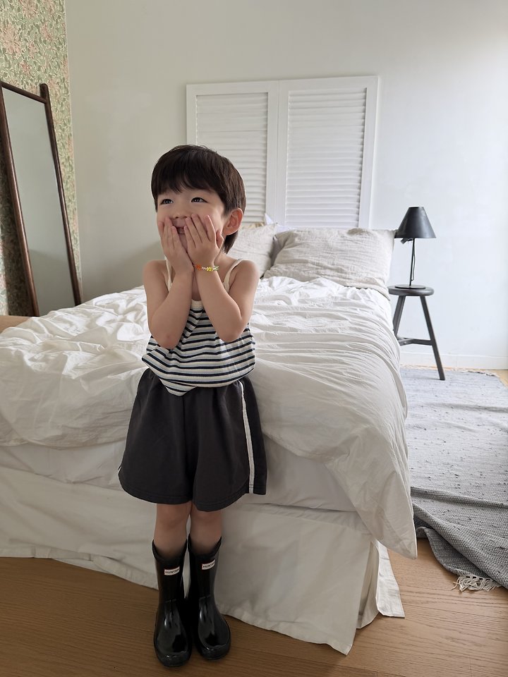 Pie - Korean Children Fashion - #designkidswear - Stripe Line Shorts - 3