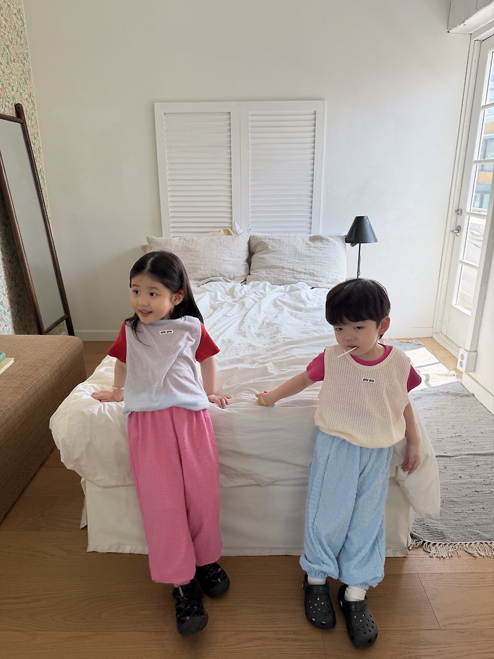 Pie - Korean Children Fashion - #designkidswear - Cotton Candy Summer Jogger - 7