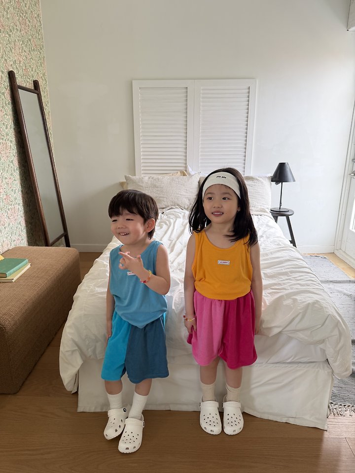 Pie - Korean Children Fashion - #discoveringself - Half Terry Shorts - 8