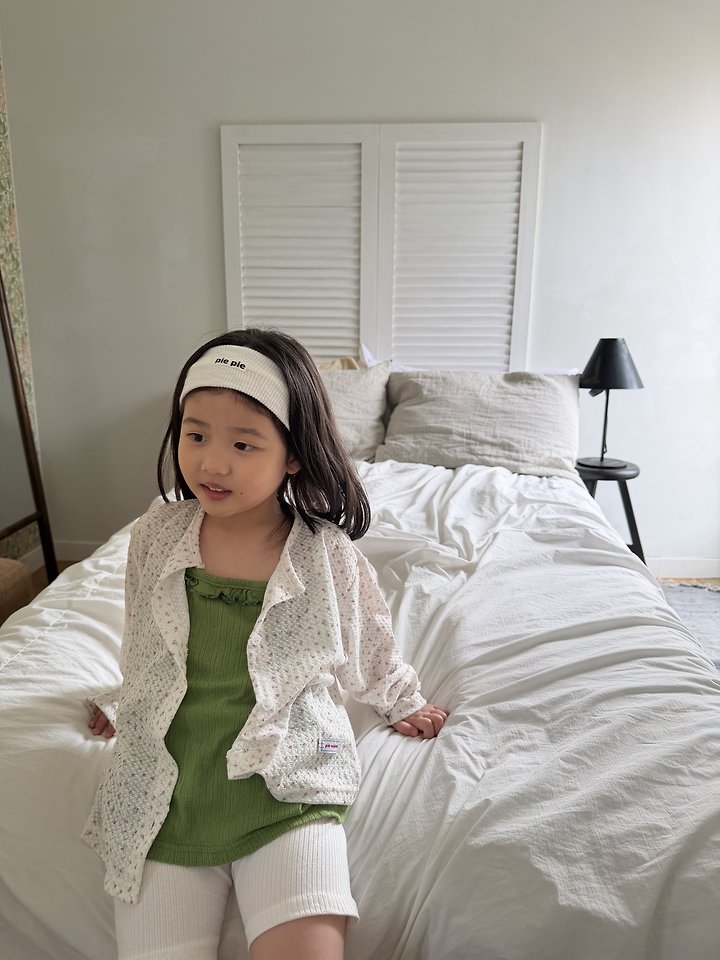 Pie - Korean Children Fashion - #discoveringself - Flower Summer Cardigan - 9