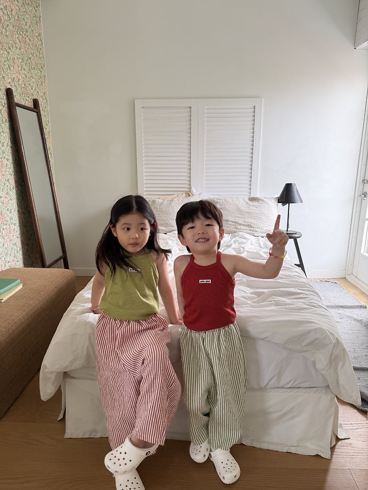 Pie - Korean Children Fashion - #fashionkids - Olive Sleeveless - 6