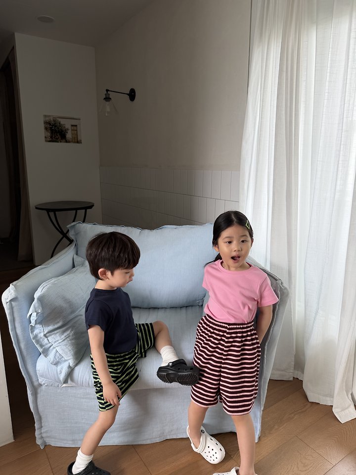 Pie - Korean Children Fashion - #fashionkids - Mimi Ribbed Short Sleeve - 5