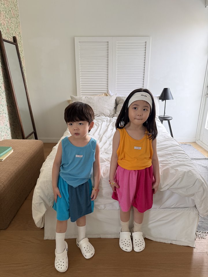 Pie - Korean Children Fashion - #fashionkids - Half Terry Shorts - 9