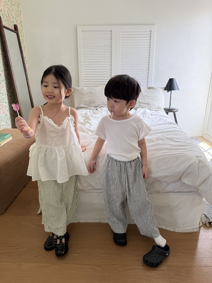 Pie - Korean Children Fashion - #fashionkids - Candy Eyelet Tee - 6