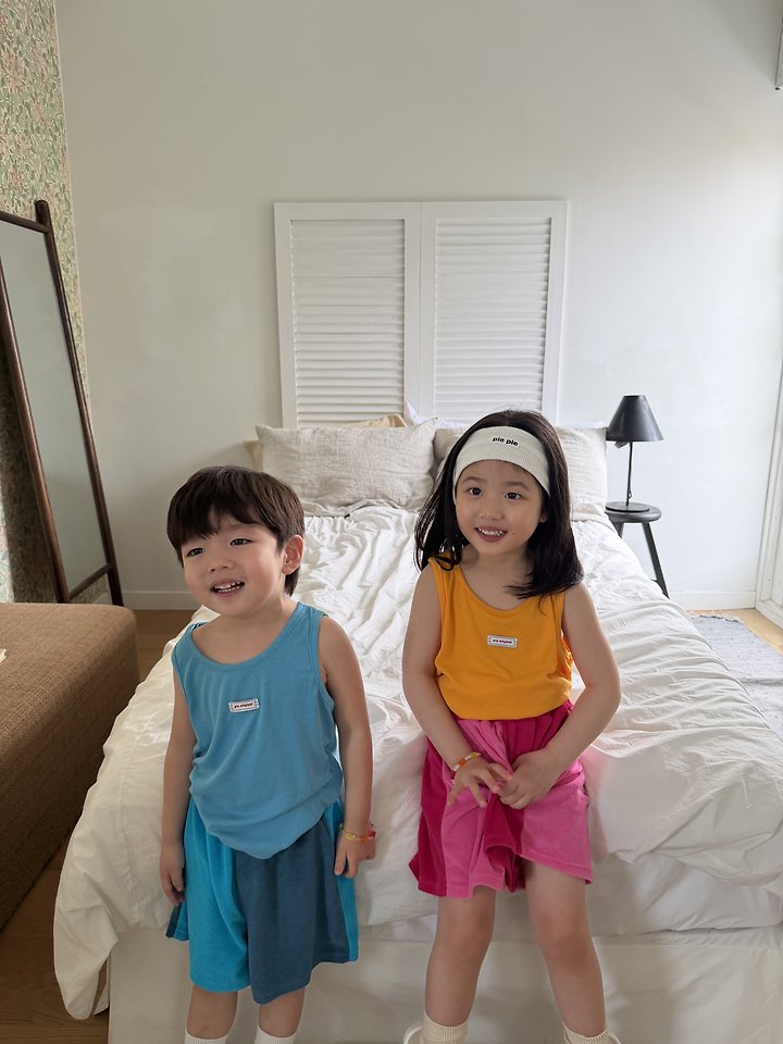 Pie - Korean Children Fashion - #kidsshorts - Half Terry Shorts - 10