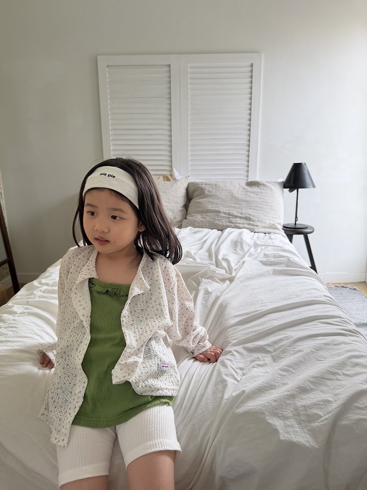 Pie - Korean Children Fashion - #kidsshorts - Flower Summer Cardigan - 11
