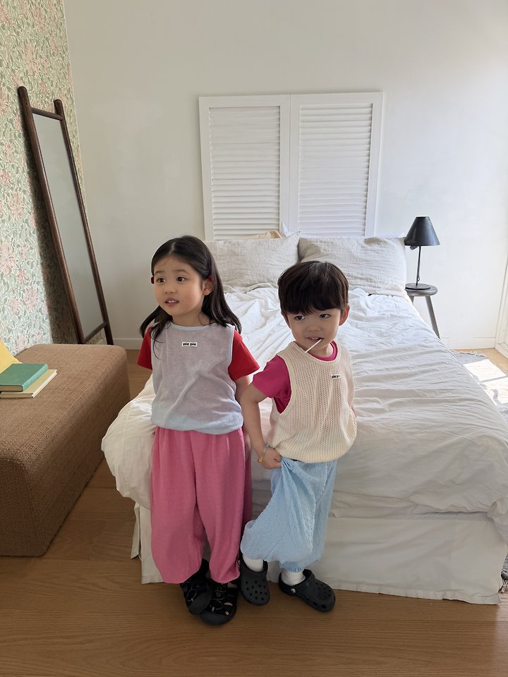 Pie - Korean Children Fashion - #kidsstore - Cloud Boat Neck Sleeveless - 6