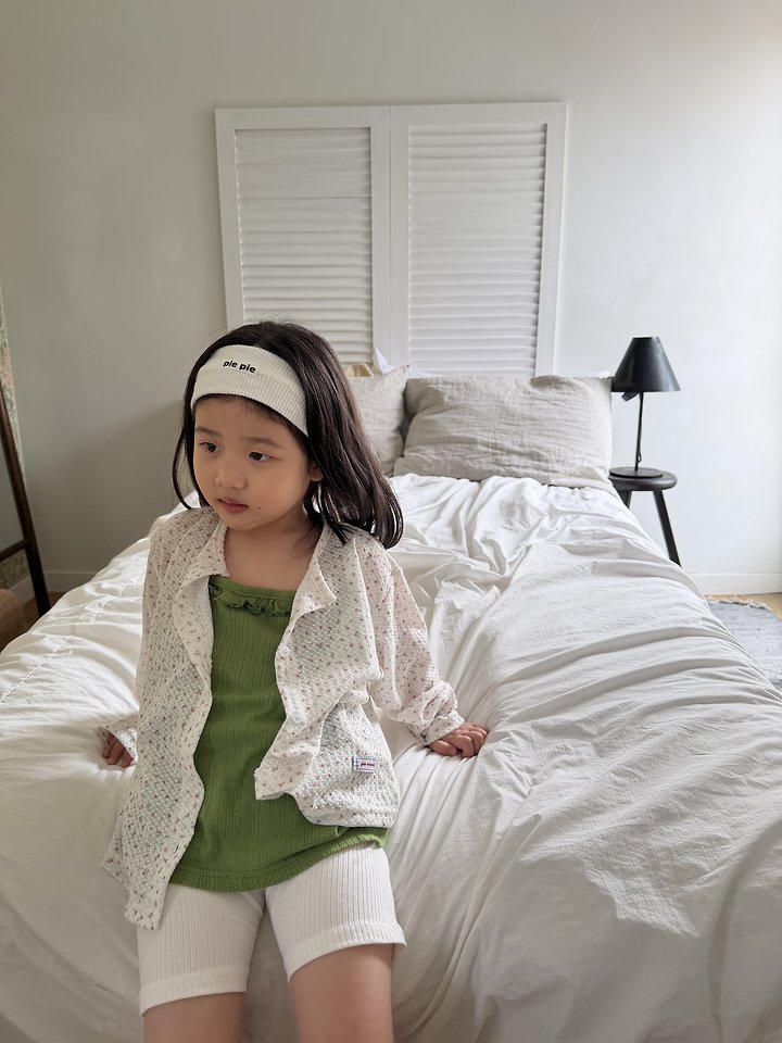 Pie - Korean Children Fashion - #kidsstore - Flower Summer Cardigan - 12