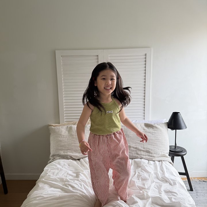 Pie - Korean Children Fashion - #kidzfashiontrend - Olive Sleeveless - 9