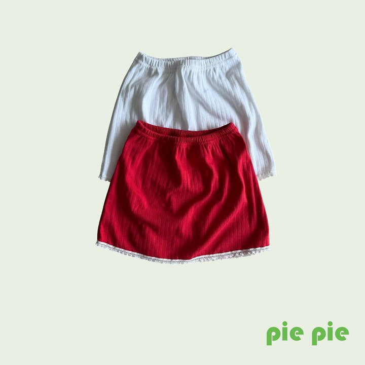 Pie - Korean Children Fashion - #kidzfashiontrend - Candy Eyelet Skirt