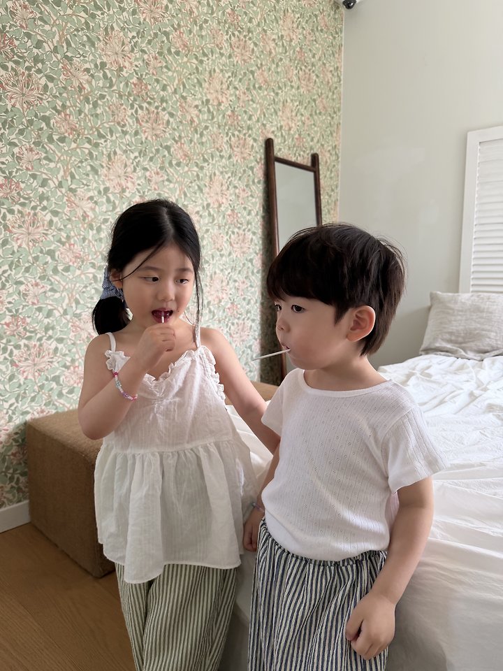 Pie - Korean Children Fashion - #kidzfashiontrend - Candy Eyelet Tee - 9