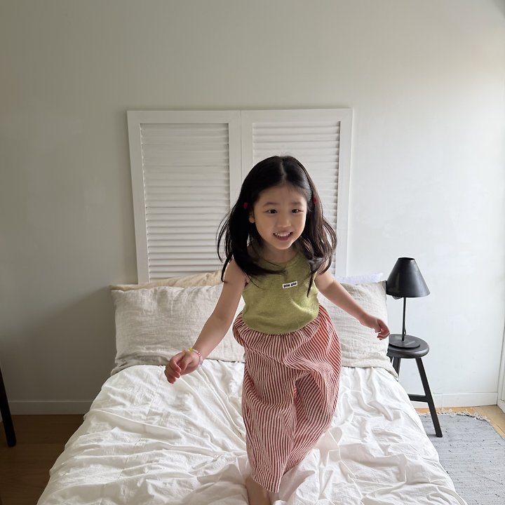 Pie - Korean Children Fashion - #littlefashionista - Olive Sleeveless - 11