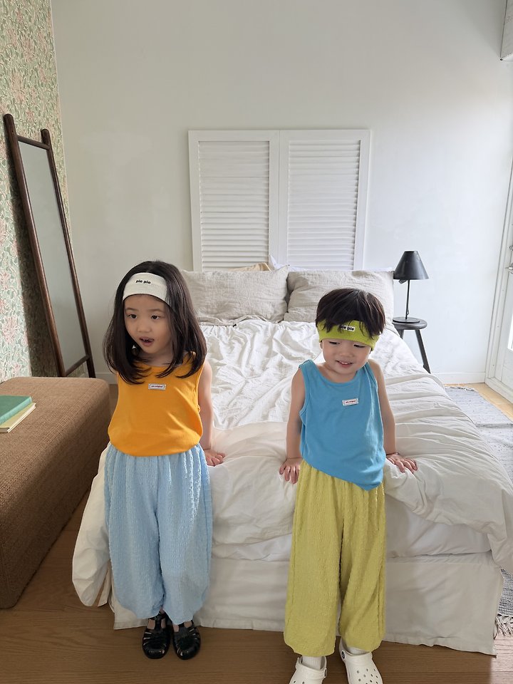 Pie - Korean Children Fashion - #magicofchildhood - Vivid Sleeveless - 12