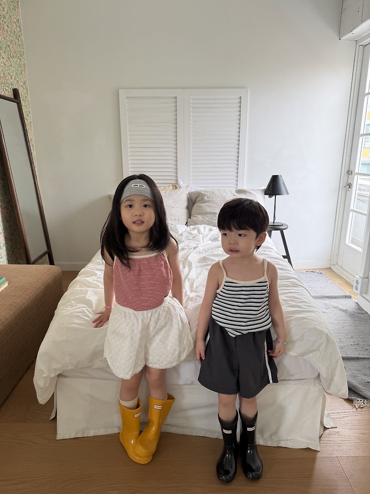 Pie - Korean Children Fashion - #magicofchildhood - Stripe Line Shorts - 11