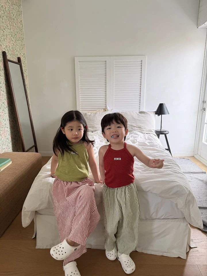 Pie - Korean Children Fashion - #minifashionista - Screw Bar Pants - 5