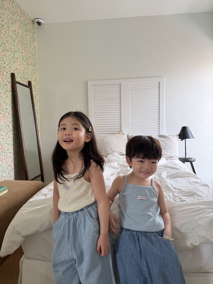 Pie - Korean Children Fashion - #minifashionista - Candy Bar Strap Sleeveless - 4