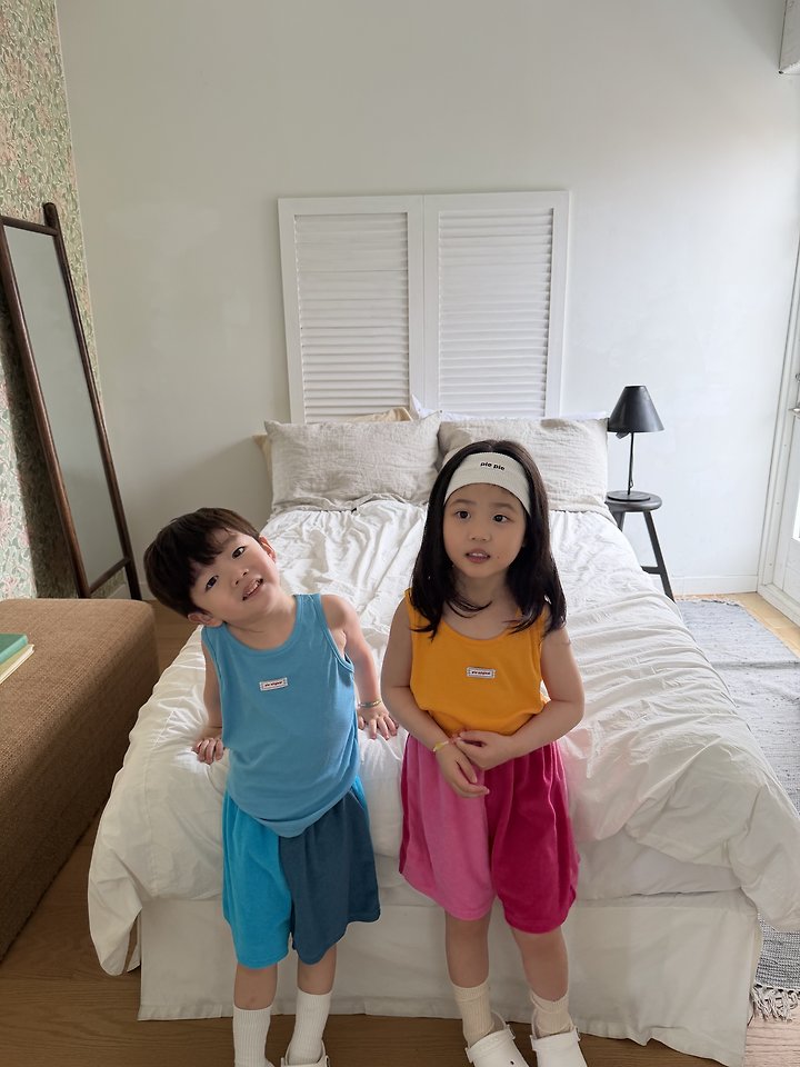 Pie - Korean Children Fashion - #prettylittlegirls - Half Terry Shorts - 3