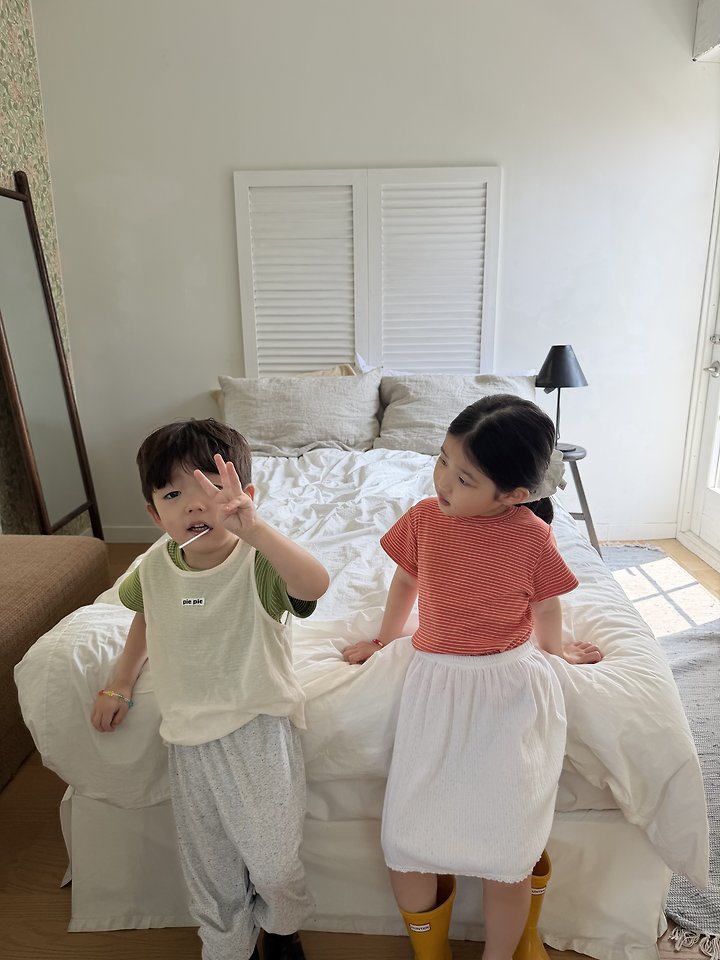 Pie - Korean Children Fashion - #prettylittlegirls - Candy Eyelet Skirt - 6