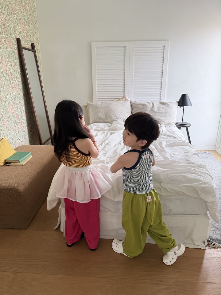 Pie - Korean Children Fashion - #stylishchildhood - Honeybee Stripe Sleeveless - 3