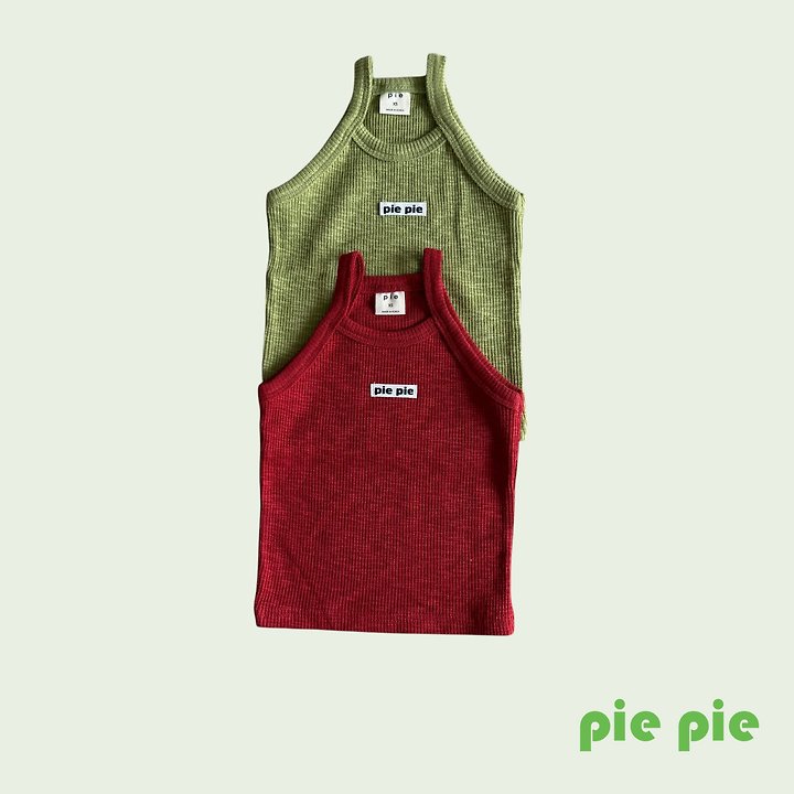 Pie - Korean Children Fashion - #stylishchildhood - Olive Sleeveless