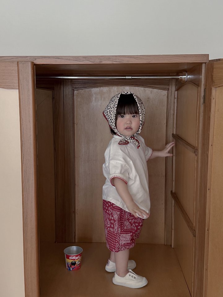Plain - Korean Children Fashion - #Kfashion4kids - Summer Pattern Bandana - 8