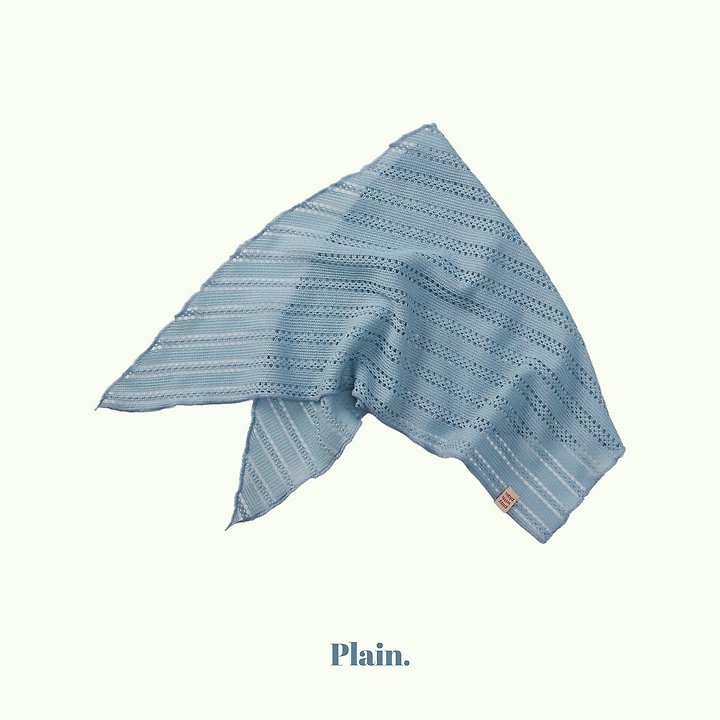 Plain - Korean Children Fashion - #Kfashion4kids - Crochet Kerchief (Bandana) - 7