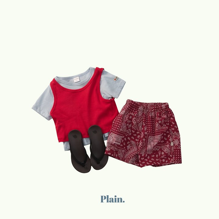 Plain - Korean Children Fashion - #Kfashion4kids - Paisley Half Pants - 5