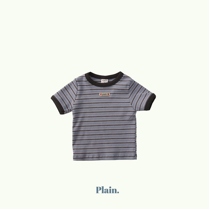 Plain - Korean Children Fashion - #childofig - Stripe Ringer Tee - 7