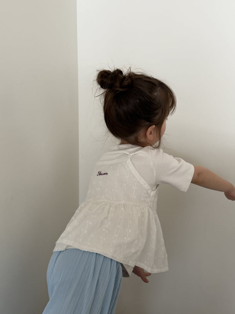 Plain - Korean Children Fashion - #childofig - Blossom Crop One-piece - 8