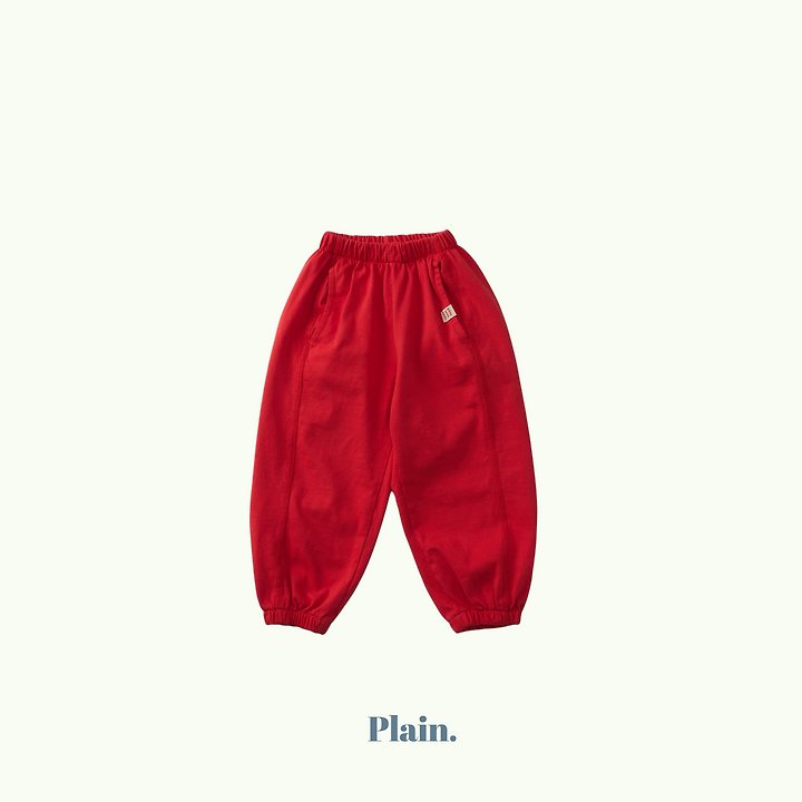 Plain - Korean Children Fashion - #childofig - Summer Loopback Jogger Pants - 6