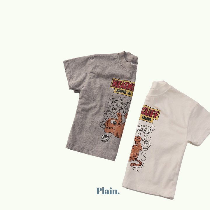 Plain - Korean Children Fashion - #childofig - Nyangnyang Tee - 3
