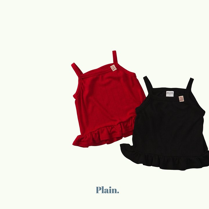 Plain - Korean Children Fashion - #childrensboutique - Eyelet Frill Sleeveless - 3