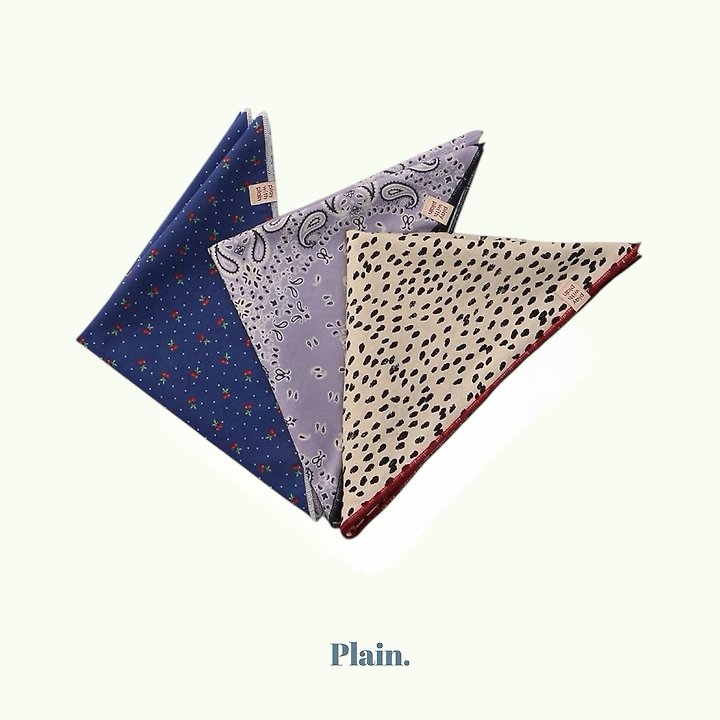 Plain - Korean Children Fashion - #childrensboutique - Summer Pattern Bandana