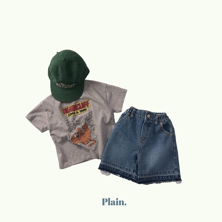 Plain - Korean Children Fashion - #childofig - Nyangnyang Tee - 4