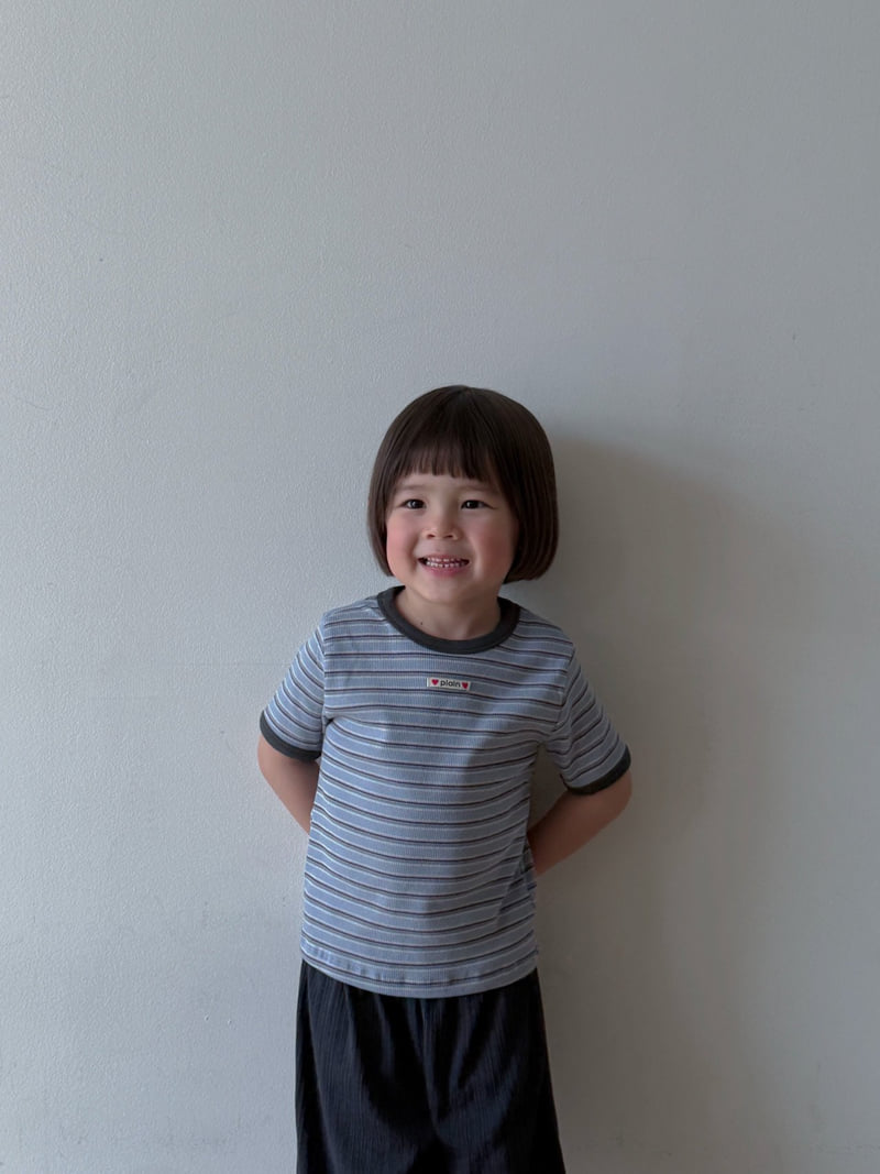 Plain - Korean Children Fashion - #designkidswear - Stripe Ringer Tee - 9