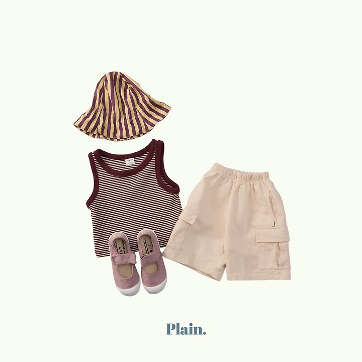 Plain - Korean Children Fashion - #designkidswear - Tongtong Stripe Sleeveless - 5