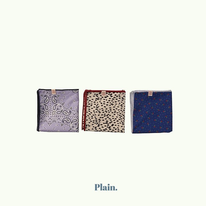 Plain - Korean Children Fashion - #designkidswear - Summer Pattern Bandana - 2