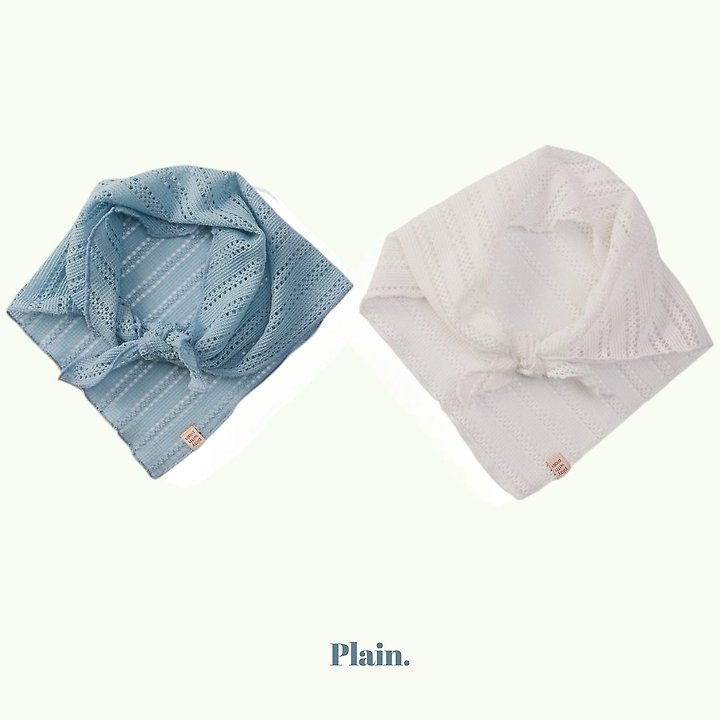 Plain - Korean Children Fashion - #designkidswear - Crochet Kerchief (Bandana)