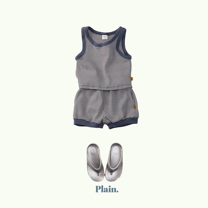 Plain - Korean Children Fashion - #discoveringself - Tongtong Stripe Sleeveless - 6